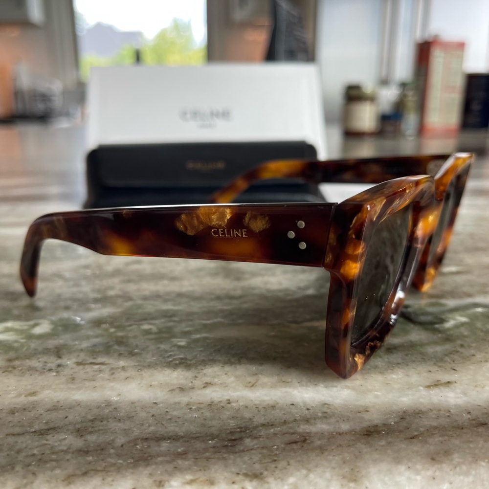 Celine Brown CL40130I Oversized Square Sunglasses - Picture 4 of 9